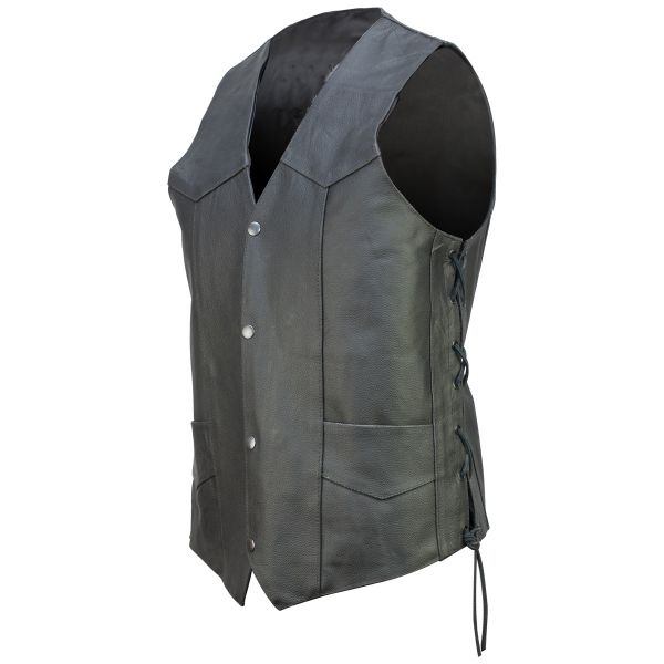Motorbike Leather Vest