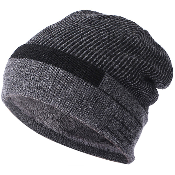 Double Layer Thick Warm Winter Beanie
