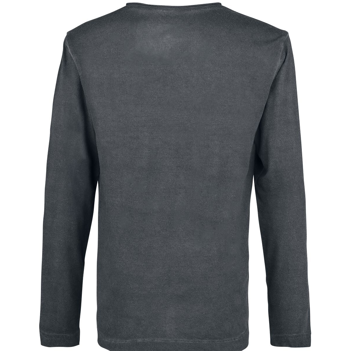 Grey V-Neck Full Sleeve T-Shirt