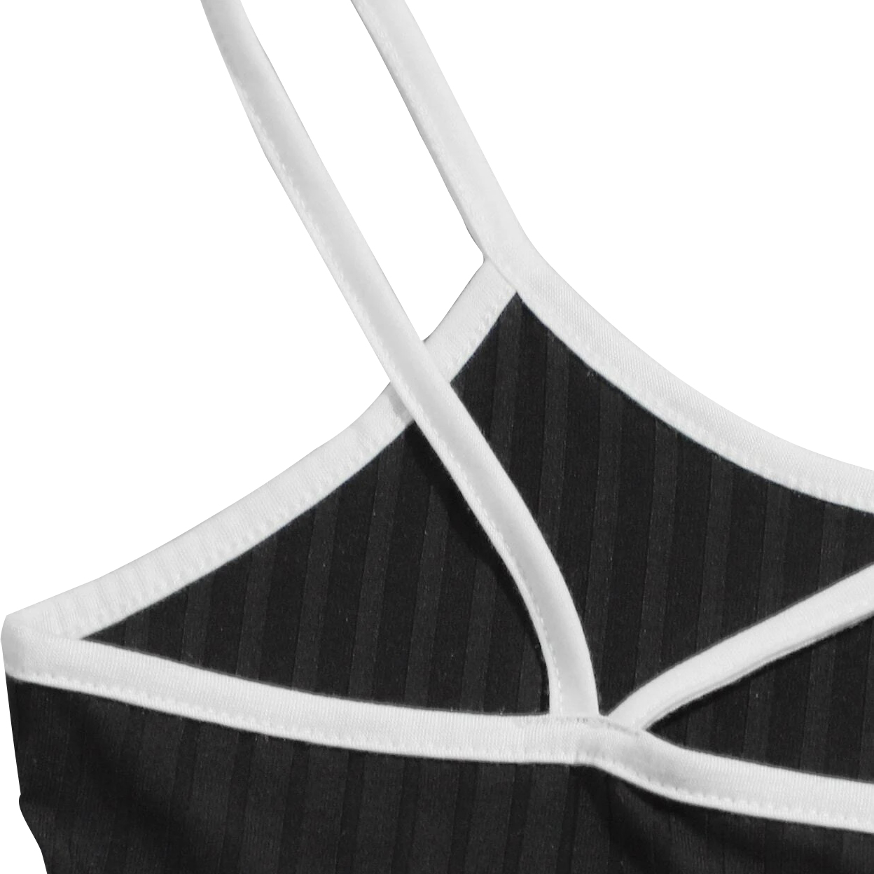 Ribbed Ringer Crop Top